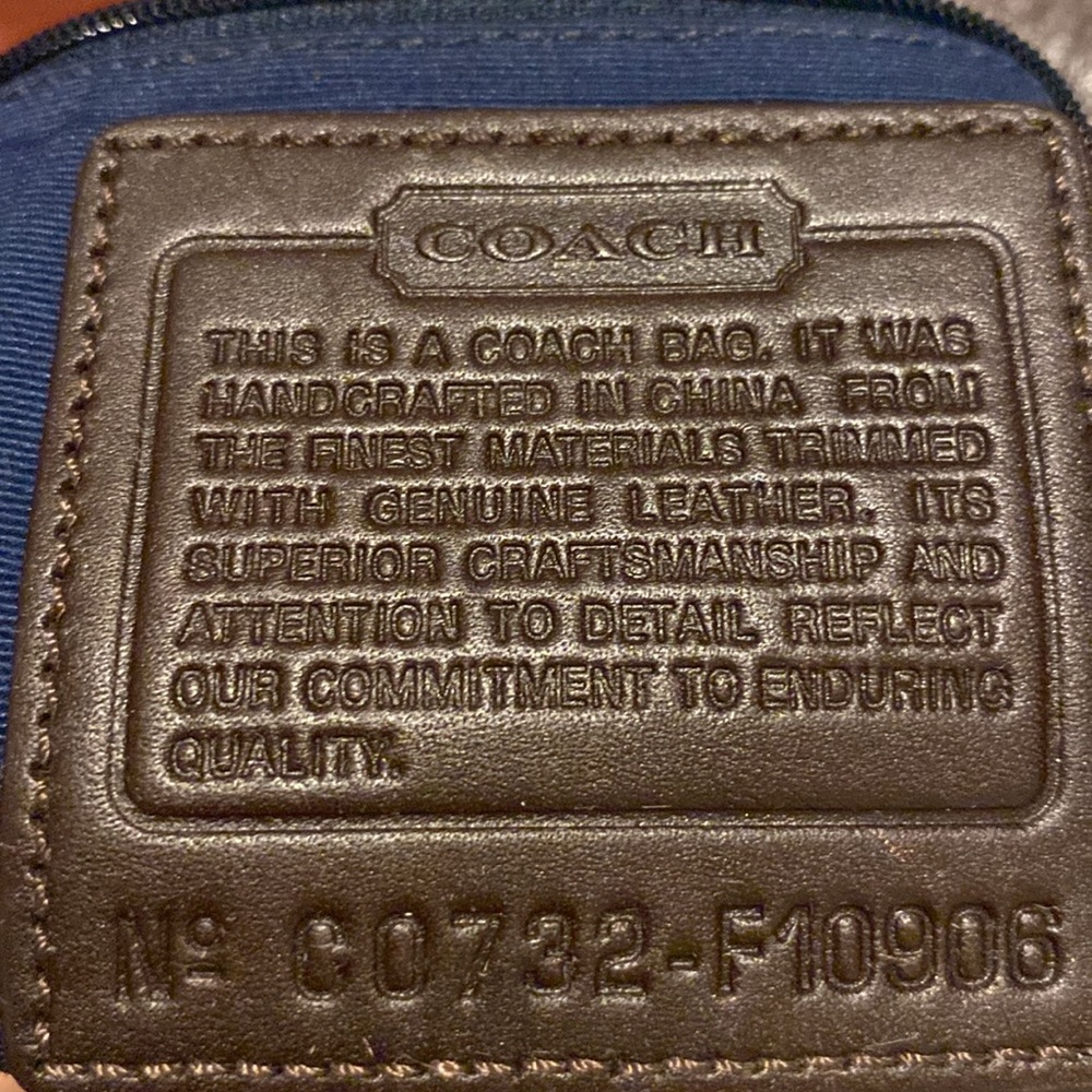 Coach Signature Shoulder Bag - Picture 4 of 12
